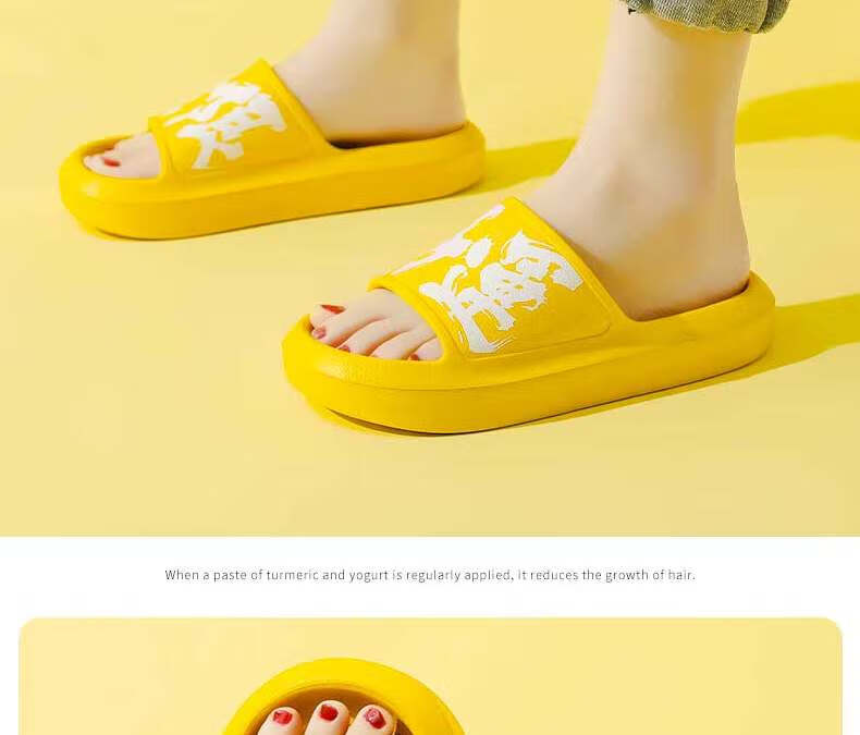 Huameijianbu Infinite Good Luck Couple Indoor And Outdoor Slippers, Lightweight Comfortable Sandals HM90651, White And Pink, Size 35-36 30
