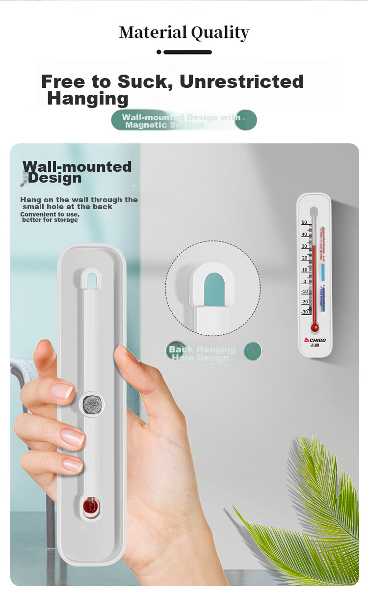 CHIGO Indoor Thermometer, Physical Baby Room Mercury-Free, Sensitive High-Precision Temperature Gauge ZG-8061 9