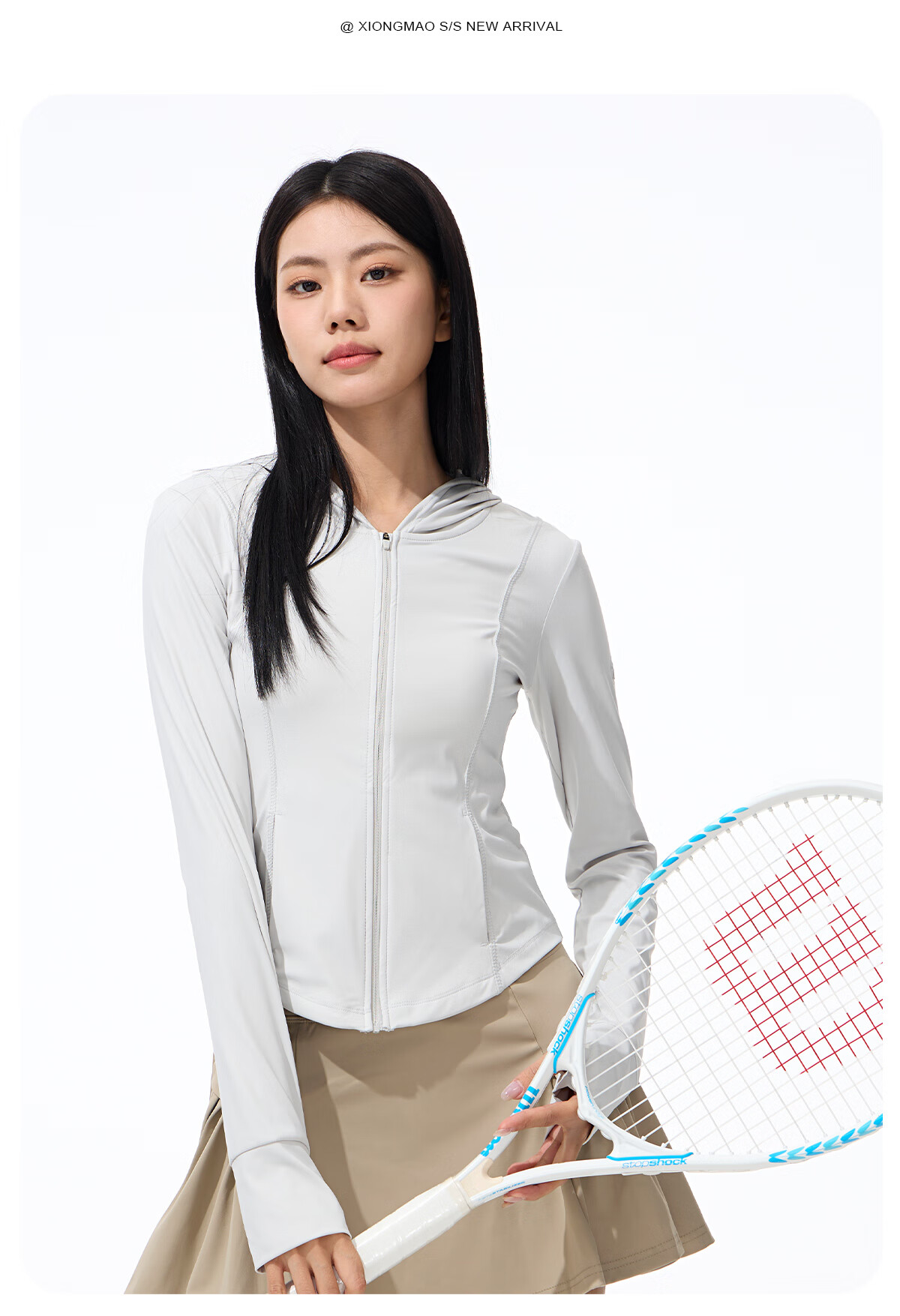 CAMEL Sun Protection Clothing for Women, Breathable UPF50+ UV Protection, Lightweight Jacket [Panda Ice Pop] A24BZ00197 17