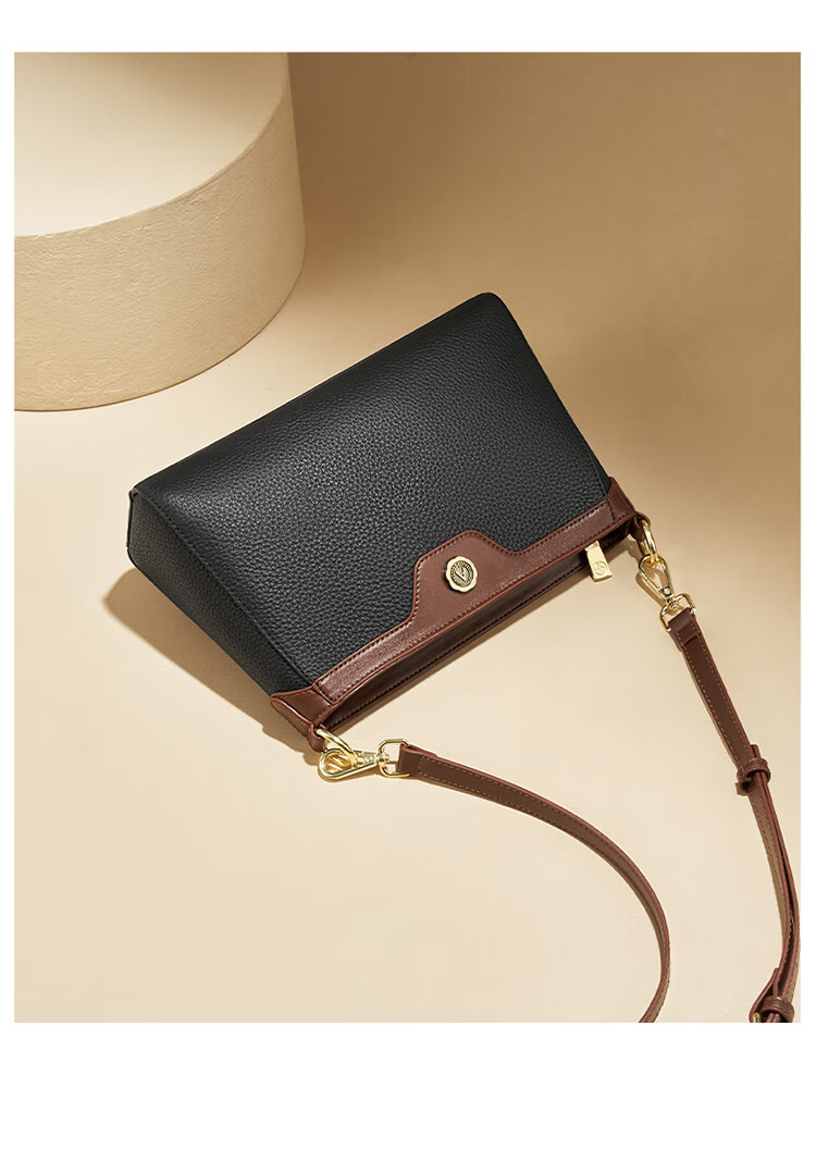Aokang Women's Trendy Cowhide Phone Bag Premium Small Square Light Luxury Crossbody Shoulder Bag Birthday Gift for Mom and Wife 8