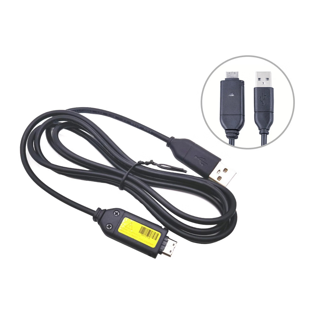 Jinling Shengbao Samsung Camera Data Cable ES65 75 PL170 NV3 ES70 5X PL120 ST600 NX100 Charging Cable Digital Camera with Ferrite Ring 0.5m 4