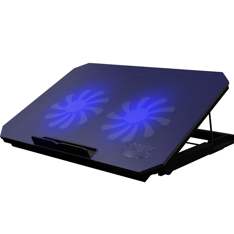 ECOLA Laptop Cooling Stand, Plastic Adjustable Air-Cooled Cooler, Computer Desk Stand