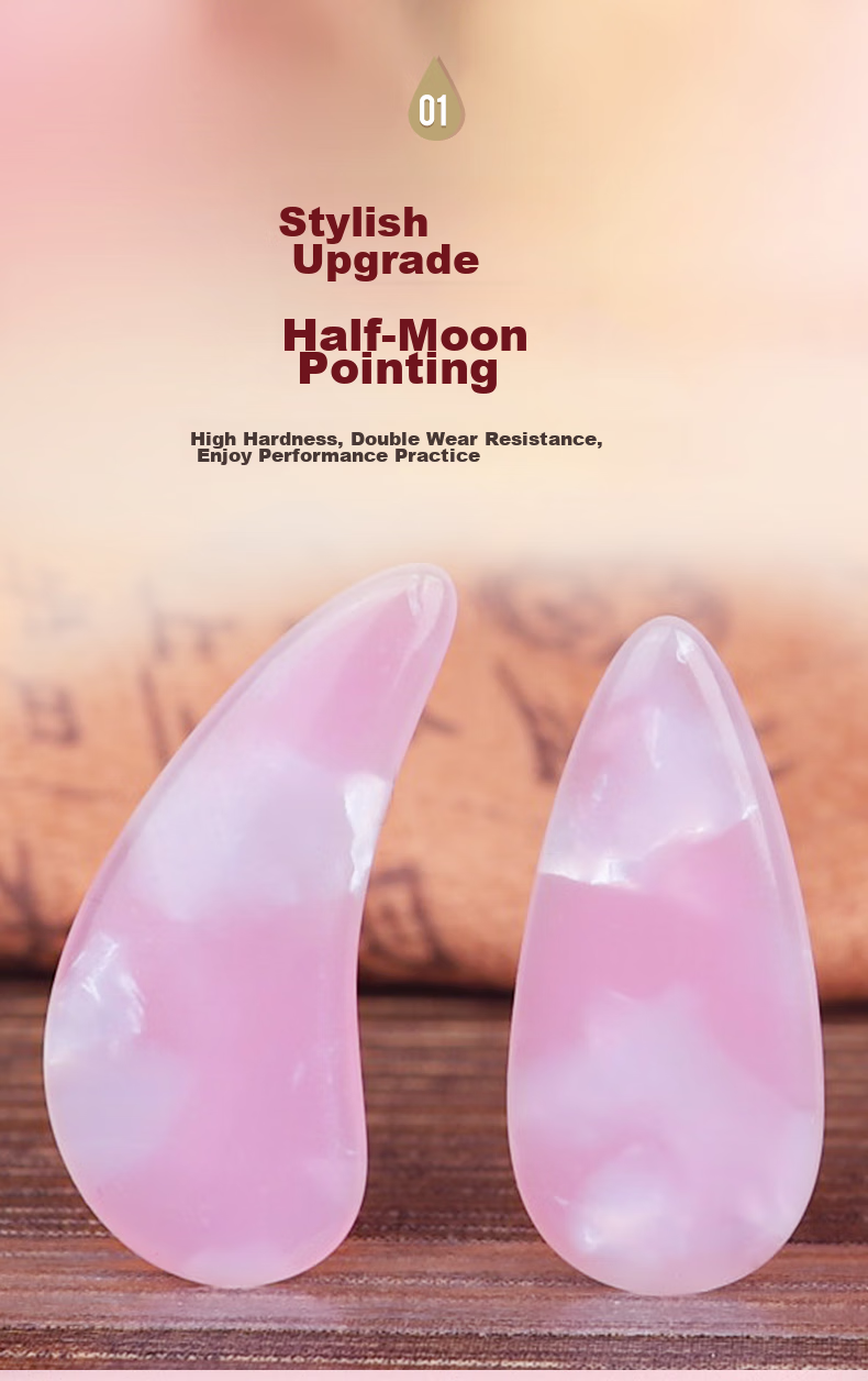 Daoyun Guzheng Fingernails, Professional Performance Grade, for Children And Adults, Beginner's Nail Pieces, Tortoiseshell Color, Finger-Shaking Tool 7