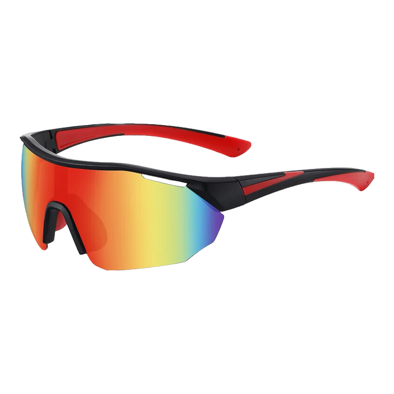 DRATRA Cycling Glasses, Large Frame, Outdoor Sports, Marathon Running Glasses, Windproof And Sandproof, Bicycle Polarized Sunglasses