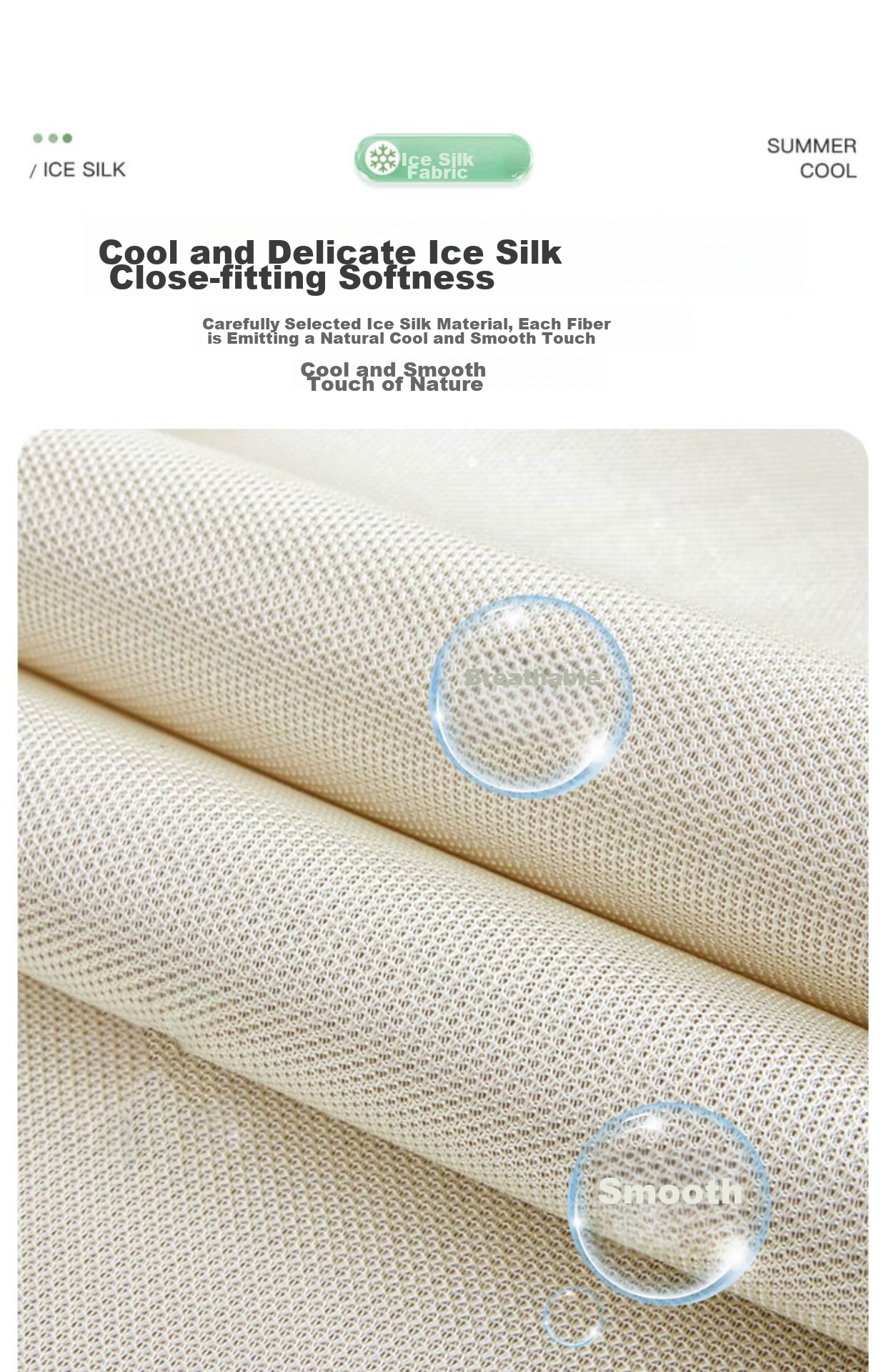 Jingxun Ice Silk Cooling Sofa Cushion, Summer Cooling Mat, Non-Slip Seat Pad, Sofa Cover, Throw Blanket, 90*240cm 6