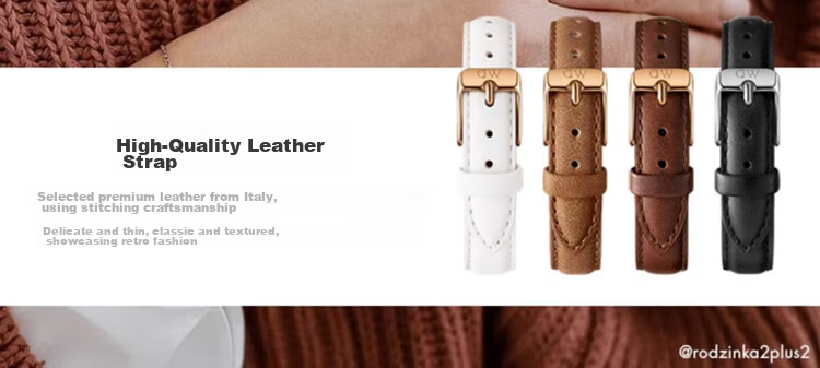 DanielWellington DW Ladies' Watch, Classic Leather Simple Fashion European And American Quartz Wristwatch, Birthday Gift for Girlfriend, DW228 6