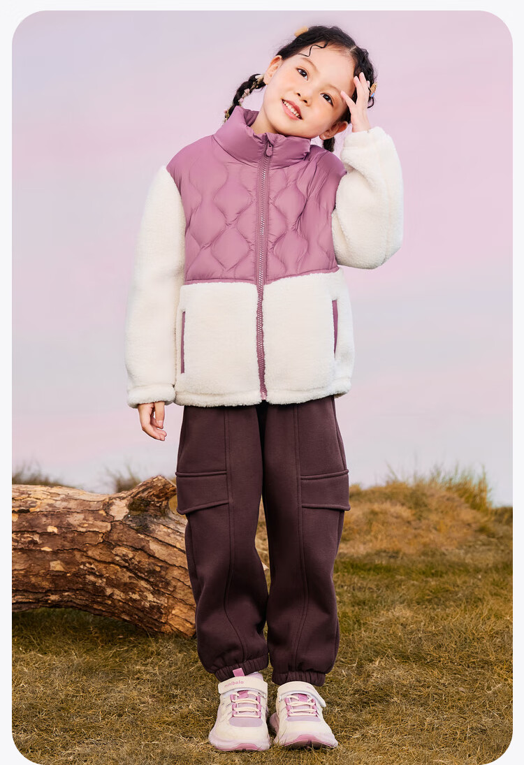 Minibala [Pure Electric Velvet] Winter New Boys and Girls Anti-Static Jacket Baby Warm Thick Coat 5
