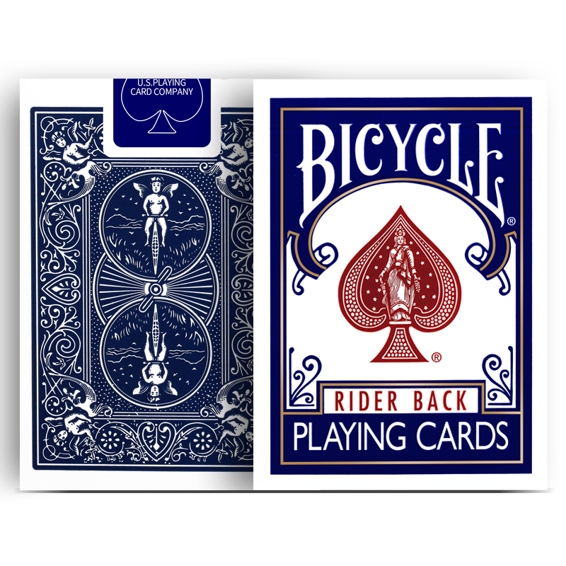 BICYCLE Playing Cards Magic Flower Cut Cards American Import Luxury Birthday Gift Wide Classic Blue Versio