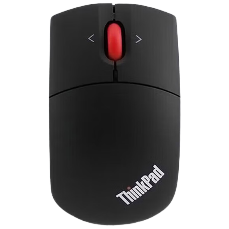 ThinkPad Lenovo Wireless Mouse Classic Red Dot Laptop Desktop Office Mouse Compatible with ThinkBook Laptops Compact Portable Midnight Black