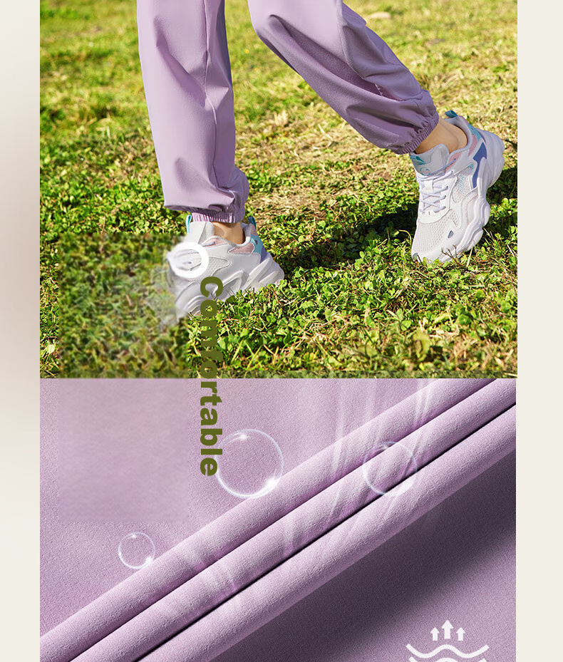 361° Women's Sports Pants Spring Summer Quick-Dry Jogger Casual Loose Running Yoga Fitness Pants 662614707-5 10