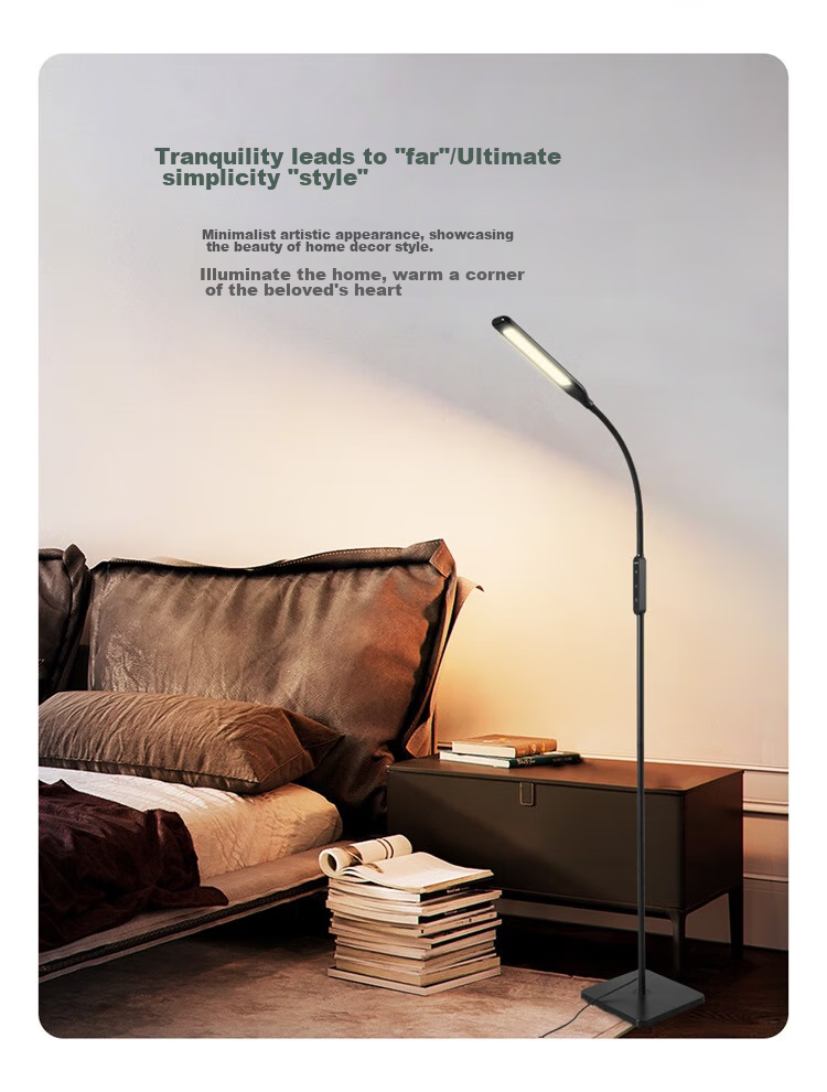 NVC Offline Voice Floor Lamp for Reading And Study, Living Room Home Use, Bedside Reading, Piano Lamp, Eye Protection, Long-Range Sound LF002 2