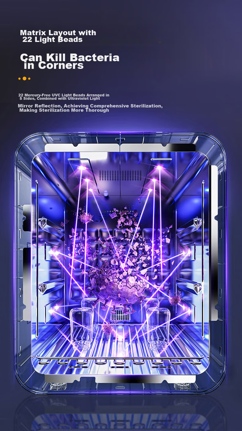 SUPOR Disinfection Cabinet for Baby Bottles with Drying Function "Best-Selling Product" 28 LED Beads + 22L + Plasma TXD01 4