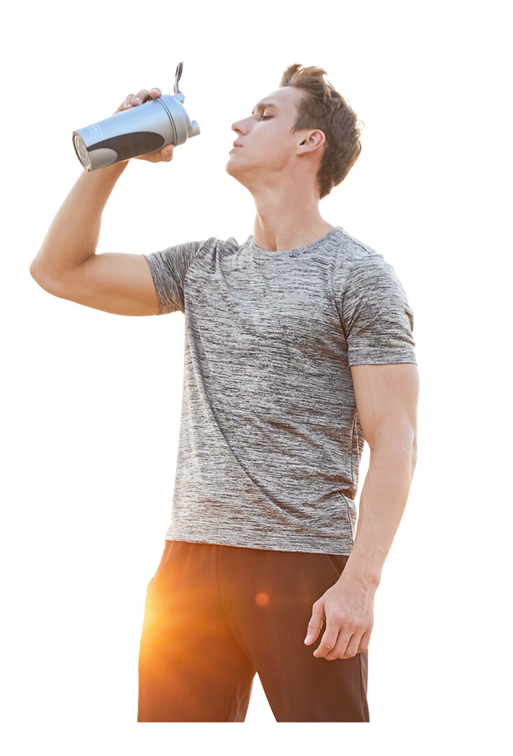 Jordan Men's Short Sleeve T-Shirt Thin Quick-Dry Sports Round Neck Ice Silk Casual Running Fitness Top 22