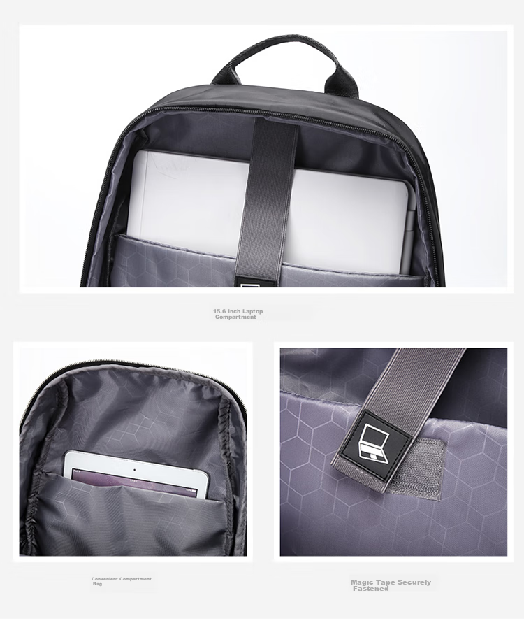 GOLF Backpack for Men, Water-Resistant Travel Backpack, 15.6-Inch Laptop Bag, Student Schoolbag, Commuter Business Trip Backpack 8