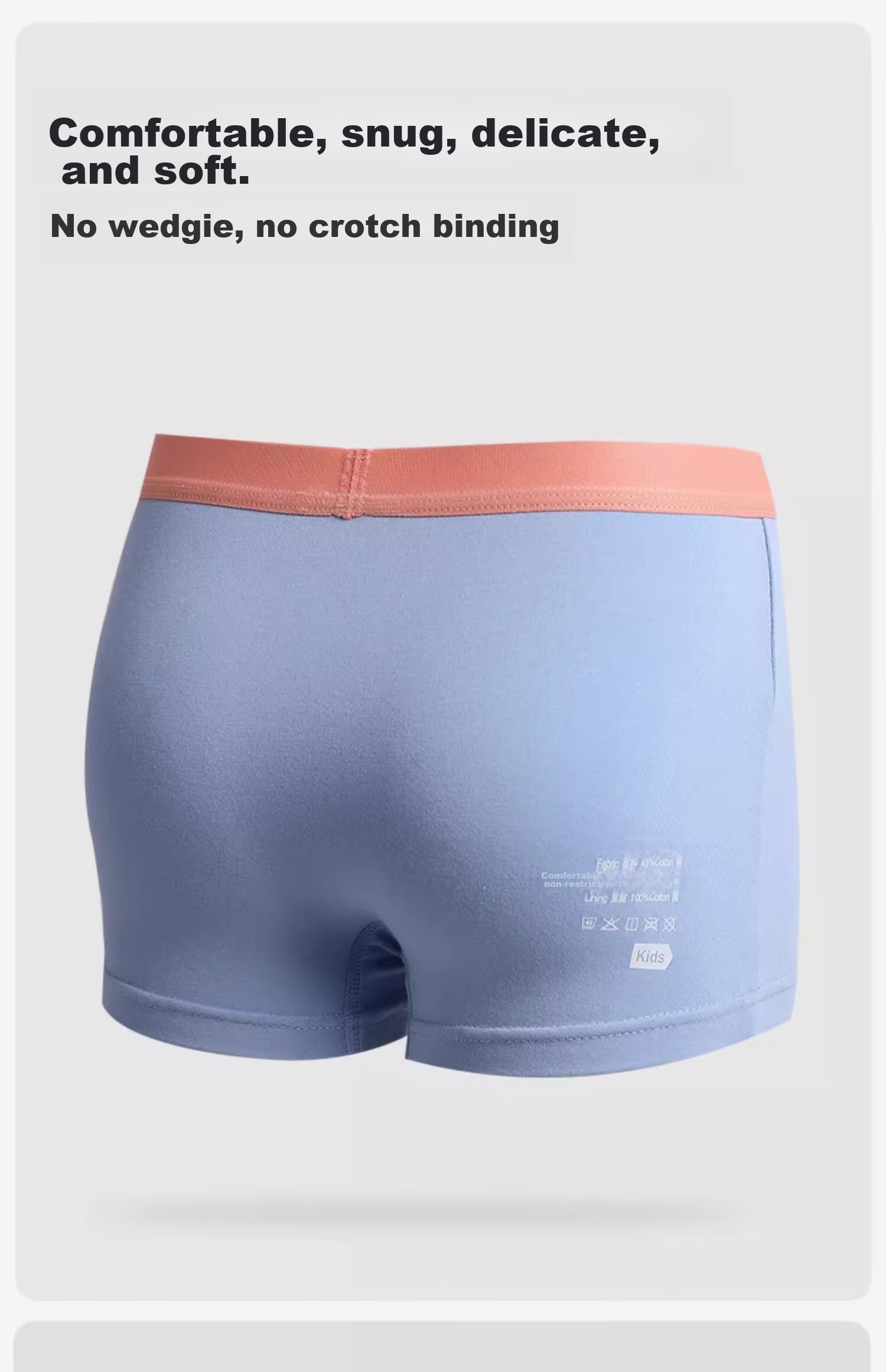 LangSha Boys' Cotton Underwear, Plain Color Boxer Briefs, Class A Standard, Big Boys' Breathable Comfortable Shorts, Size 110 6