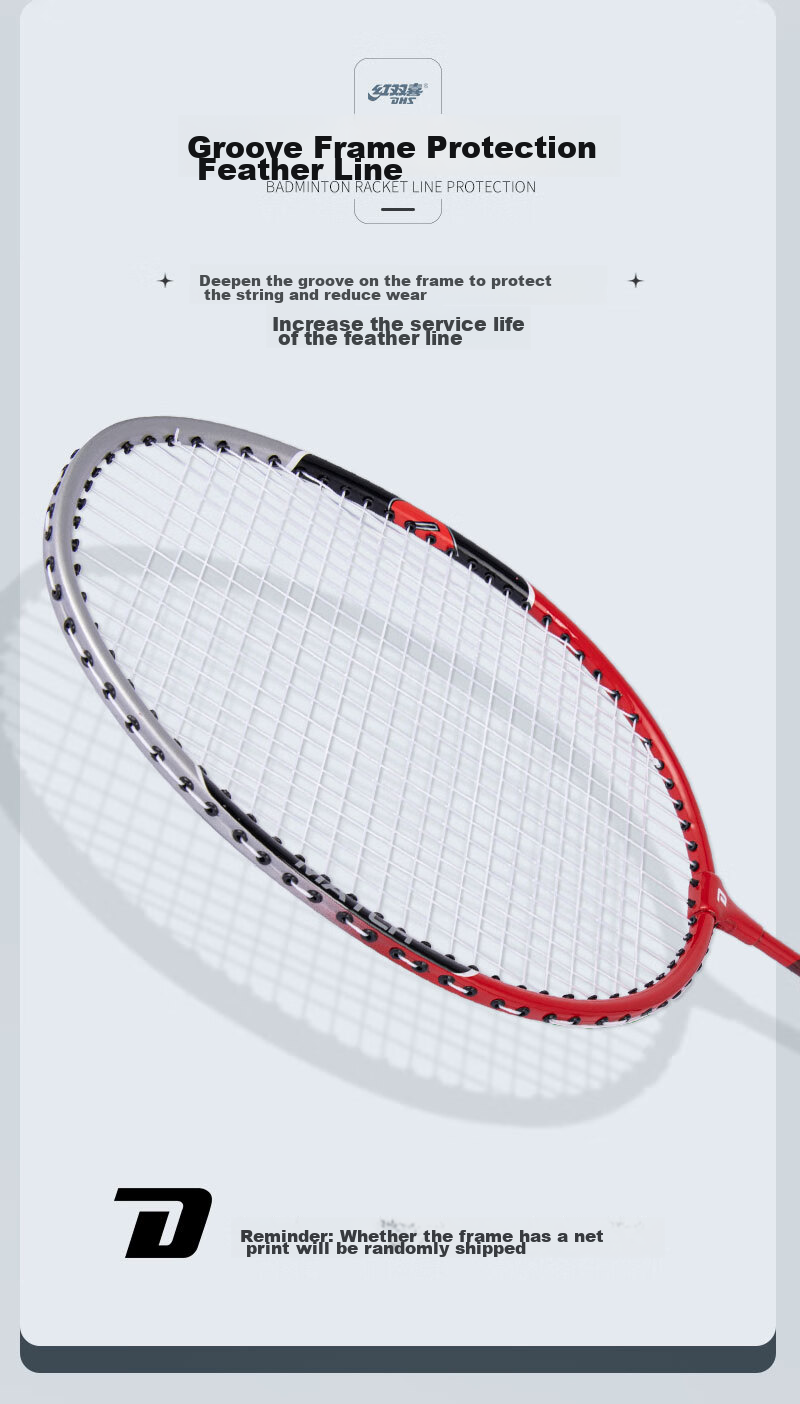 DHS Outdoor Badminton Feather Standard Grade 4