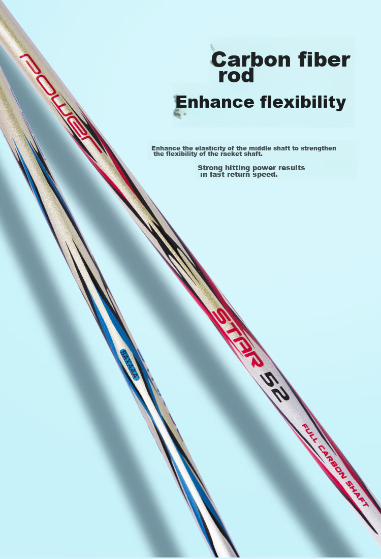 DHS Badminton Racket, One-Piece Advanced Competition Racket, Pre-Strung EG402 6