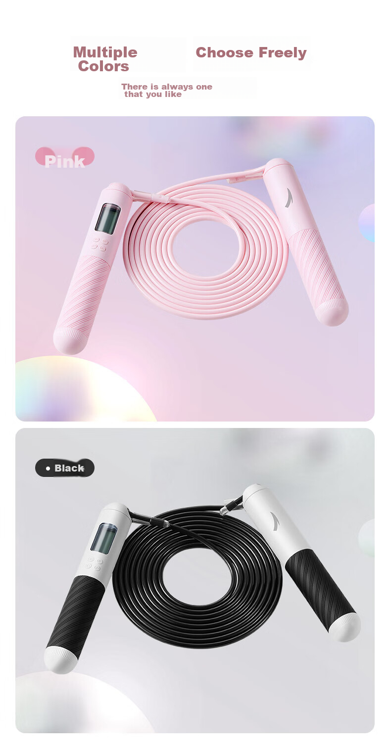 ANTA Jump Rope for Middle School Entrance Exam, Smart Electronic Counter Model for Students, Professional Speed Competition for Middle School And Adults, Black 11