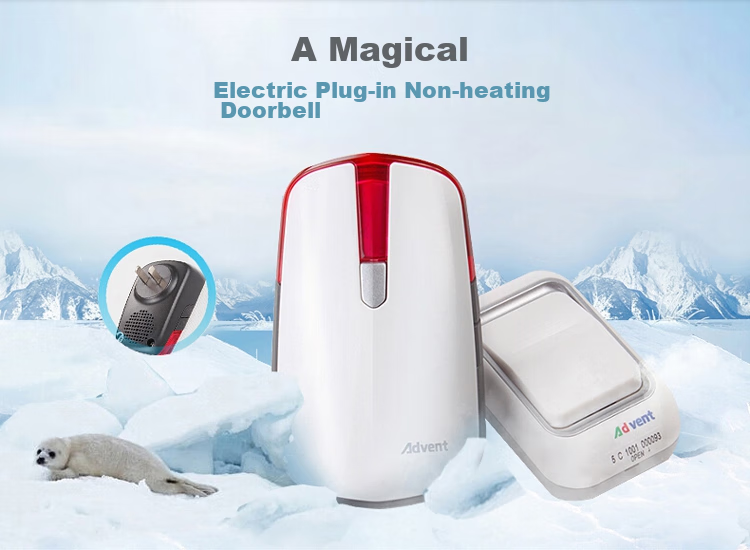 Advent Wireless Doorbell, Home Call Button, Long-Range E-581P One-To 1