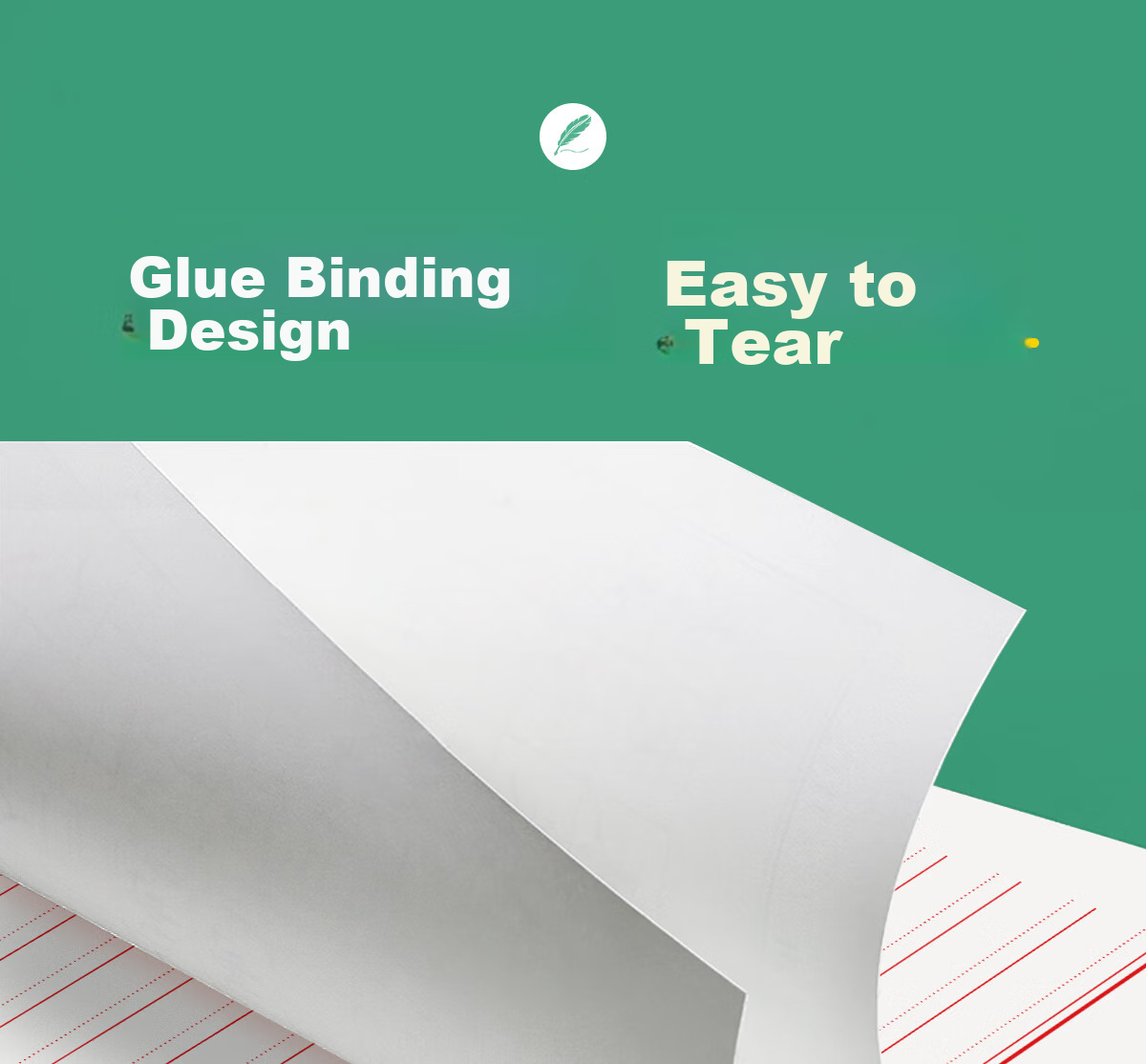 Liupintang Letter Paper, Application Form, Party Membership Application, College Student Notebook, Simple Writing Paper, Double-Lined Letter Paper, Specialized Paper, Horizontal Lined Paper, Thick Material Handwriting Paper 18