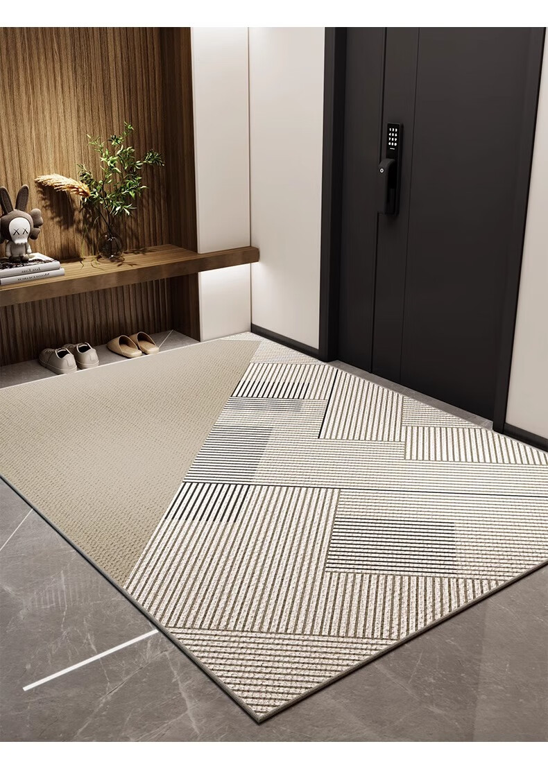 Yinshang Japanese Style Entryway Door Mat Low-Maintenance Entrance Rug Wabi-Sabi Aesthetic High-End Durable Doormat 10