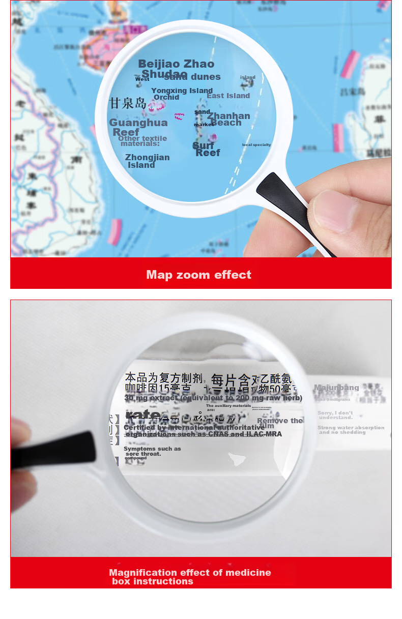 KENKO Japanese Handheld Reading Magnifier (With Auxiliary Magnifier) PKC-025 14