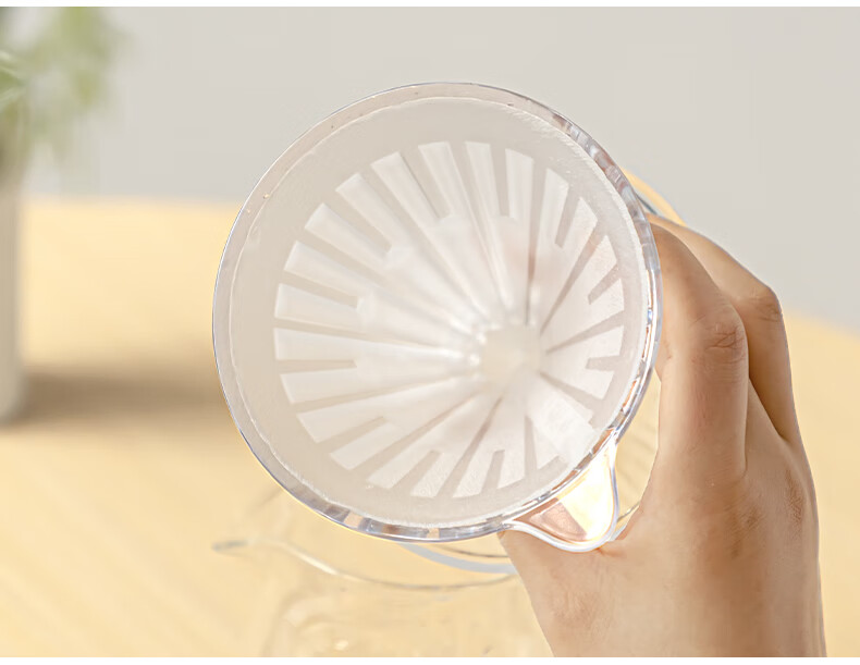 Timemore Home Living Museum, Ultra-Fast Ice Tong Coffee Filter Cup Sharing Pot, Pour-Over Coffee Pot Set, V60 Coffee Filter 4