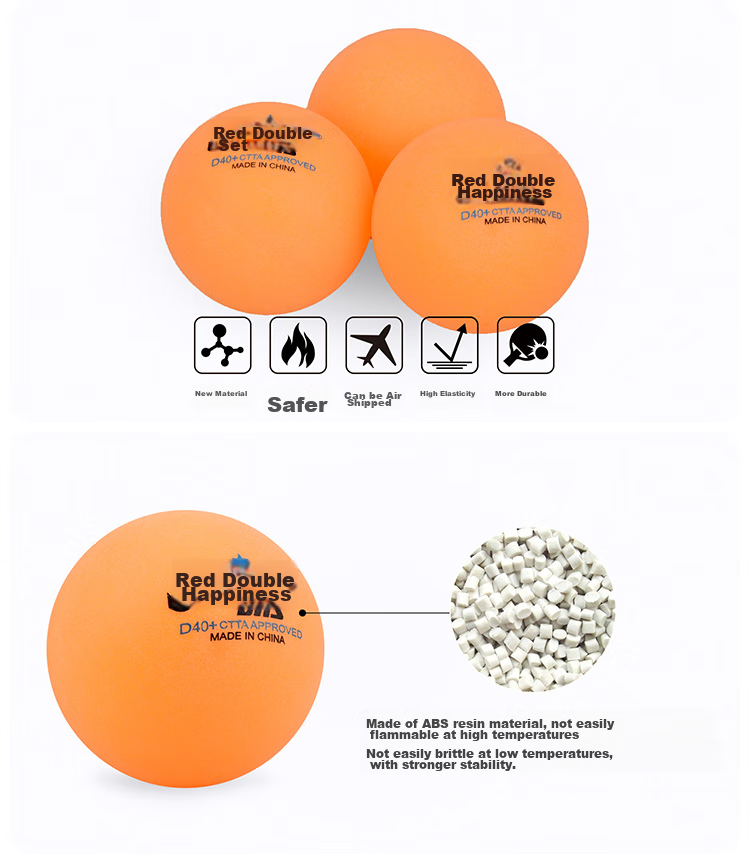 DHS Table Tennis One-Star 40+ Competition ABS Training Ping Pong Balls, 120 Pieces Economical Pack, Yellow 7