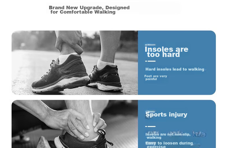 Li-Ning Sports Insoles for Men, Soft And Bouncy, Comfortable for Long-Standing, Height-Increasing, Sweat-Absorbing, Odor-Resistant, Breathable, Non-Stuffy, Shock-Absorbing for Military Training And Running 6