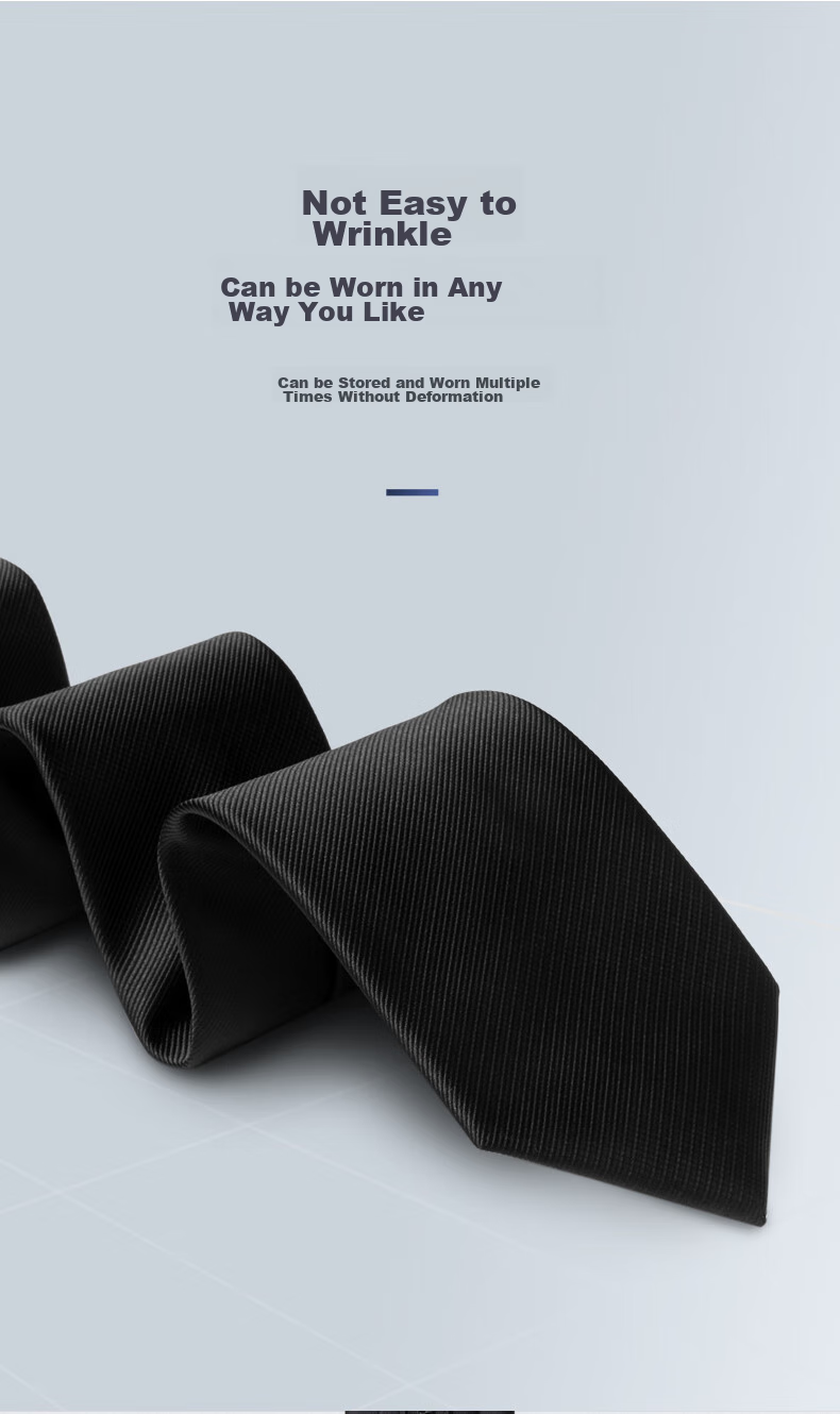 Luomeng Men's Pre-Tied Necktie, Business 8cm, Wedding Groom Groomsman Suit, Easy-To Lazy Tie, Trendy Office Accessory, Gift Box Packaging 5