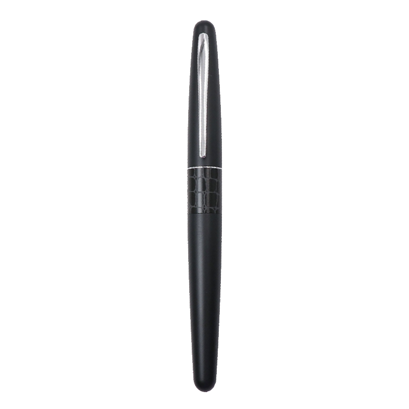 PILOT 88G Fountain Pen, Business Signature Pen, Metal Barrel, for Students' Handwriting Practice, Adult Calligraphy, Gift, FP-MR2, Black Crocodile Pattern, M Nib