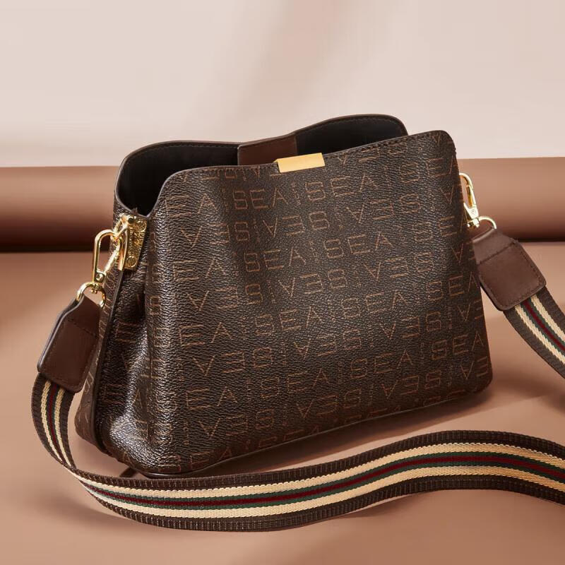 Laorentou Ladies Handbag, Large Capacity Phone Bag, Monogram Shoulder Crossbody Bag, Mom Bag, Valentine's Day Gift for 520
