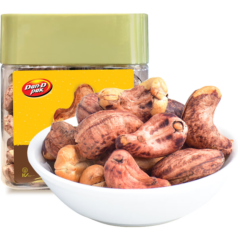 丹帝（DAN.D.PAK）【山姆同厂】盐味带皮紫衣腰果 250g 越南进口坚果仁休闲出游零食