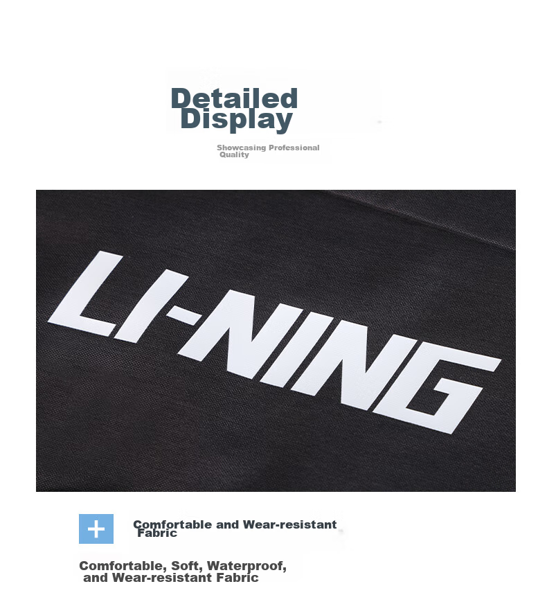 Li-Ning Drawstring Backpack, Basketball Bag, Soccer Sports Bag, Track And Field Shoe Large Capacity Storage Bag 11