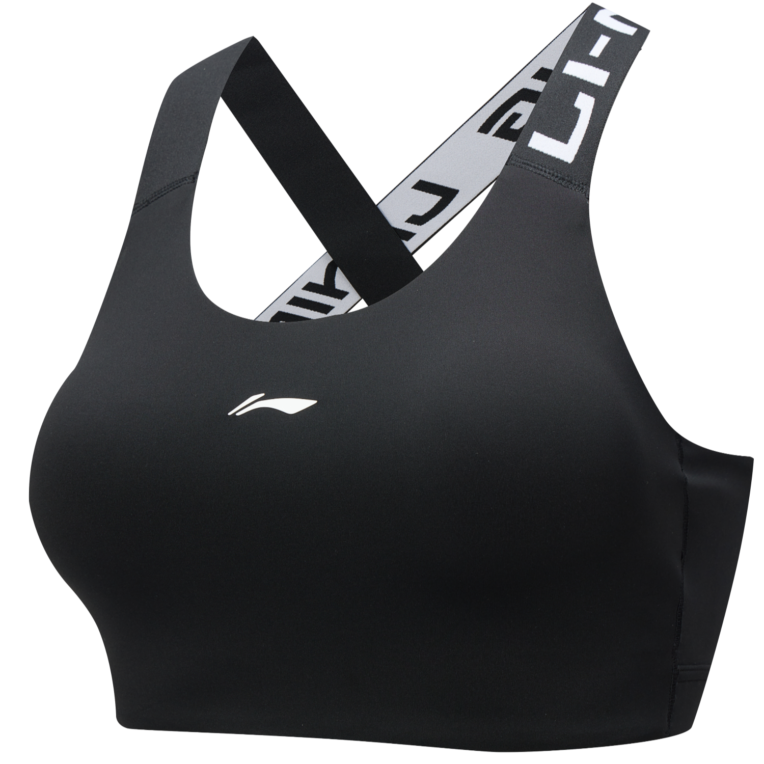 Li-Ning Women's Sports Bra, Yoga Fitness Bra, Medium Support, Quick-Drying Breathable Vest for Running, Light Moss Blue, L