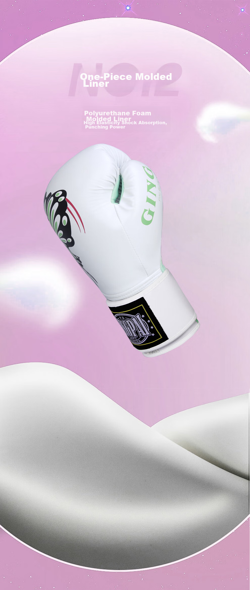 Jingpai Adult And Children's Boxing Gloves for Women, Sanda Fighting Training Practice Gloves, Punching Bag Gloves for Men, Professional Wear-Resistant Thick Gloves 3
