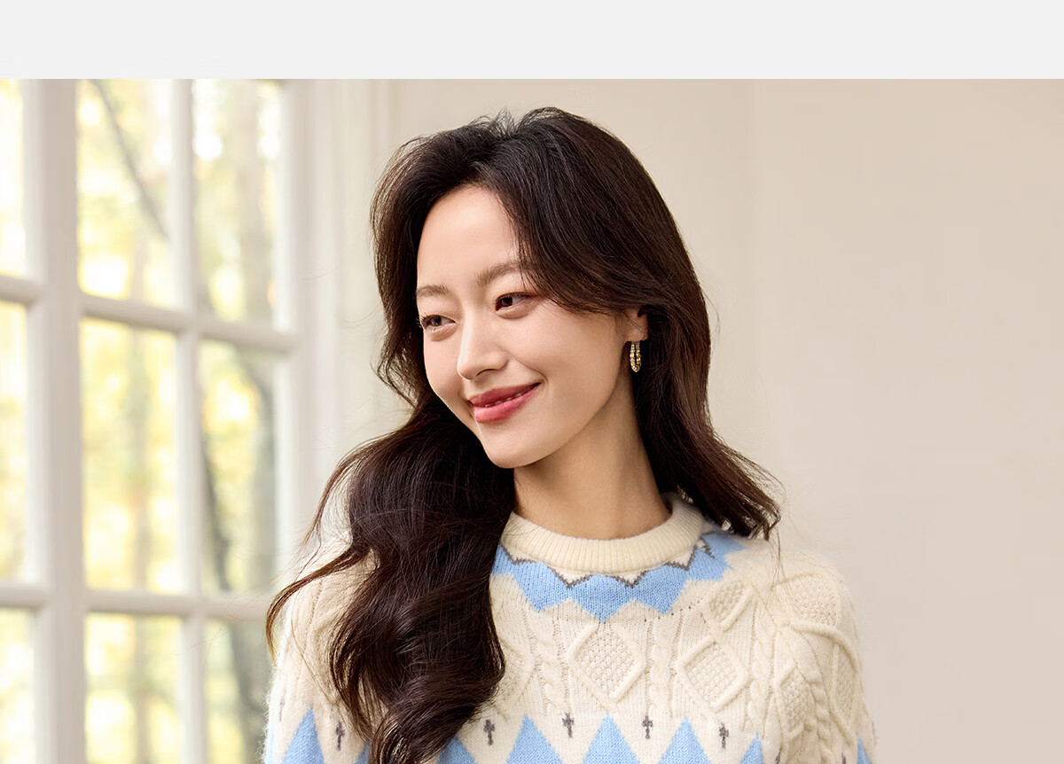 PinCai Knitted Sweater for Women, Round Neck, Retro And Gentle, Suitable for Outdoor Wear, Christmas Style, Lazy And Soft Knit Sweater P144Z9008 12