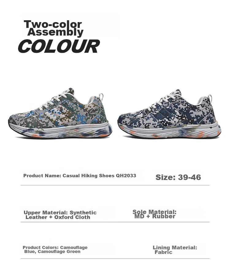 CARTELO Men's Shoes, Camouflage Rubber Shoes, Autumn And Winter Casual Sports Training Military Training Outdoor Running Hiking Mountaineering Tourism Soft-Soled 4