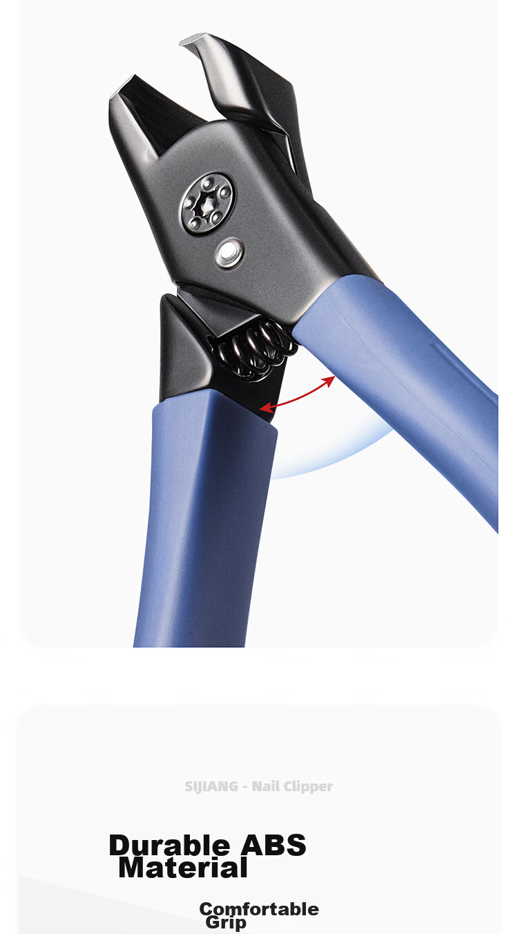 Sijiang Nail Clippers, Large Size, Ingrown Toenail Trimmer, Household Straight-Edge Nail Cutter for Men, Single Pack of Two 7