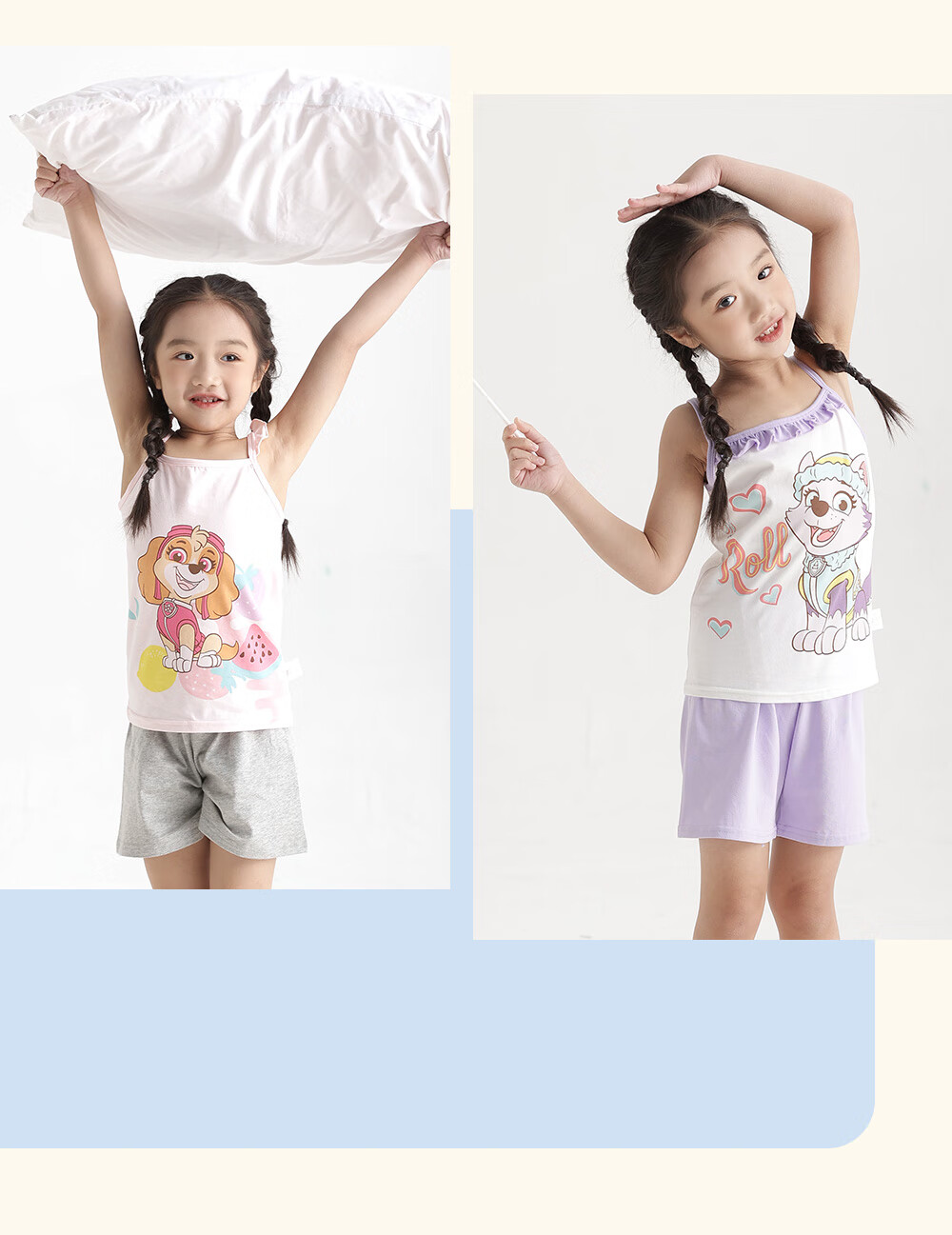 PAW PATROL Children's Vest, Girls' Thin Undershirt Camisole, Casual Sleeveless Belly-Protecting Baby Clothing PA1730 100 9