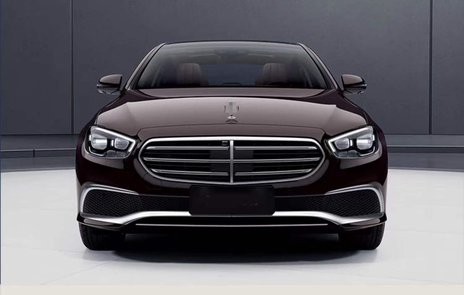 奔驰e级w213大灯总成改装21款e260e300升级高配led透镜光导日行灯 全