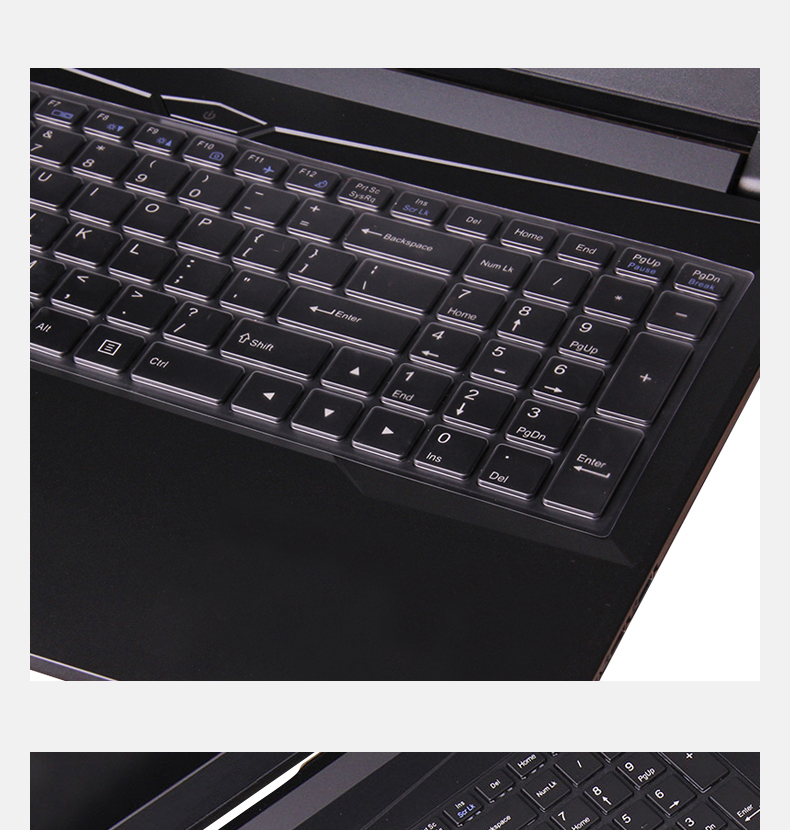 Jiasu Keyboard Protector for Thunderbolt 911X Dragon Hunter/911Air Xuanwu5 Ares S8 15.6-Inch Laptop Keyboard Cover, Invisible High Transparency Film 6