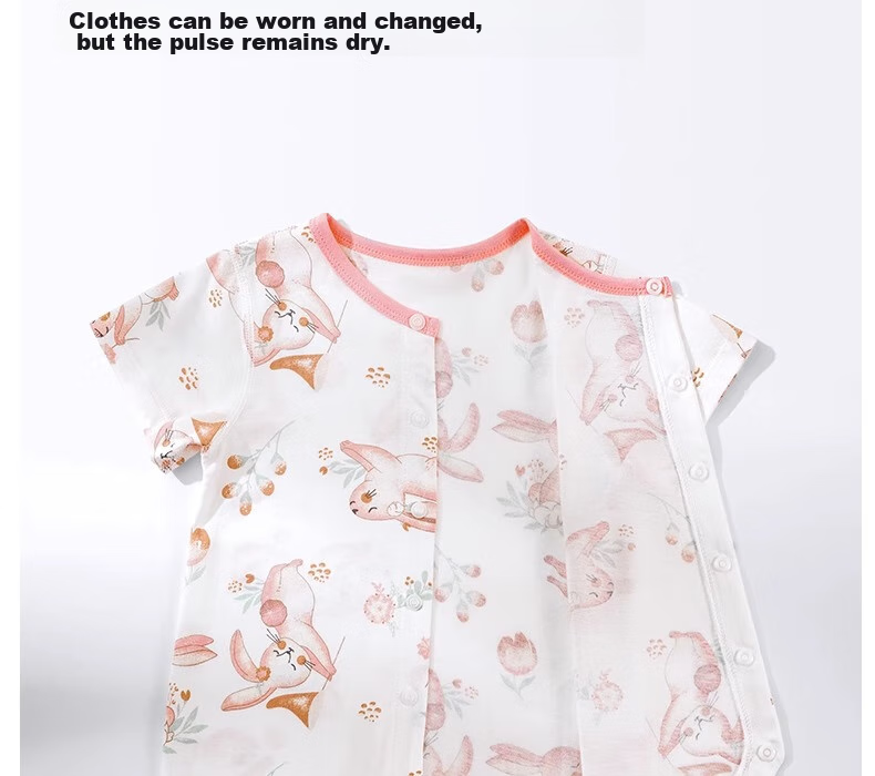 Beitaisi Baby Clothes, Summer Thin, for Boys And Girls, Cotton Onesie, Newborn Romper, Short-Sleeve Pajamas, Air Conditioning Wear 11