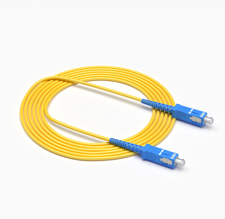 Dashengguang Telecom-Grade Fiber Optic Patch Cable, SC-SC Single-Mode Single-Core, Low Smoke Zero Halogen Fiber Optic Cable, Transceiver Pigtail Connection Cable, 1 Meter 3.0, DSG-SUSU01S 1