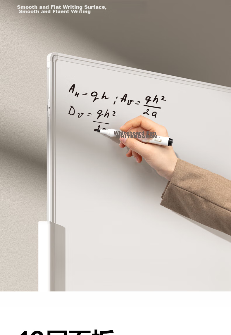 Deli 120*90cm Whiteboard Writing Board, Double-Sided Mobile Drawing Board with Green Board Stand for Office Meetings, White And Green Board for Children's Learning, Portable Small Blackboard for Home Teaching 7