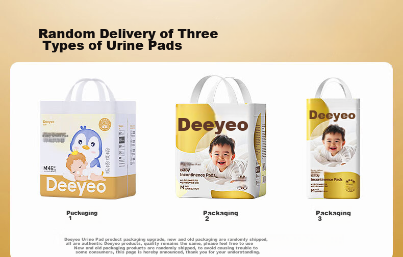 Deyou Disposable Baby Changing Pads, 46 Pieces, 33*45cm, Nursing Pads, Non-Washable Diaper Pads, Menstrual Pads 1