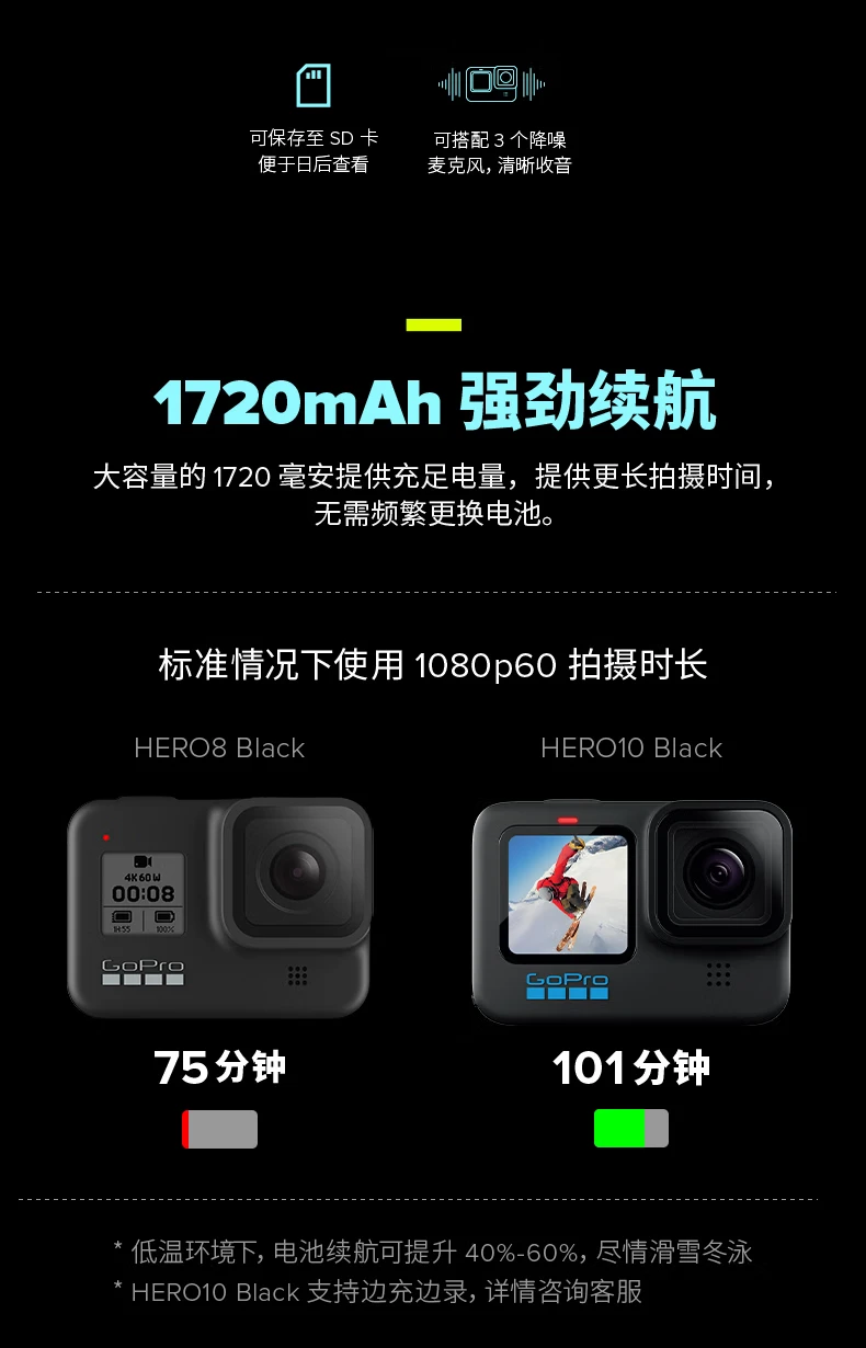GoPro HERO10 Black Action Camera Cycling Anti-shake Waterproof Vlog Camera Motorcycle Outdoor Camera Basic Package HERO 10 Black GoPro HERO10 Black Action Camera Cycling Anti-shake Waterproof Vlog Camera Motorcycle Outdoor Camera Basic Package HERO 10 Black