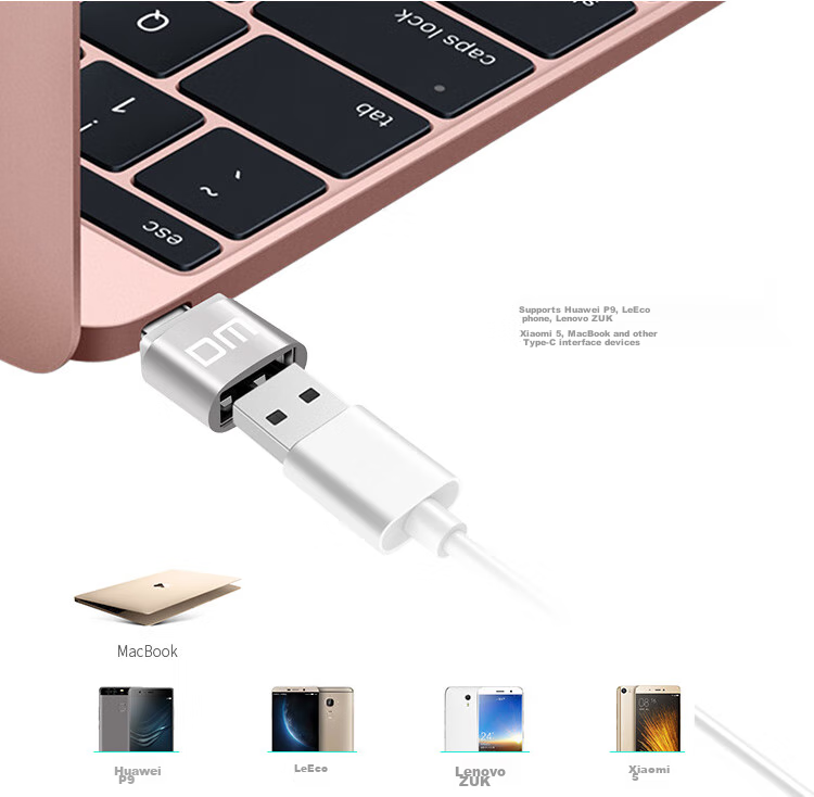 DM Damai 64GB Type-C USB 3.2 Dual Interface USB Flash Drive PD060 High-Speed Mini Car Office Mobile Phone Computer Dash Cam USB Drive 150MB/s Read Speed 3