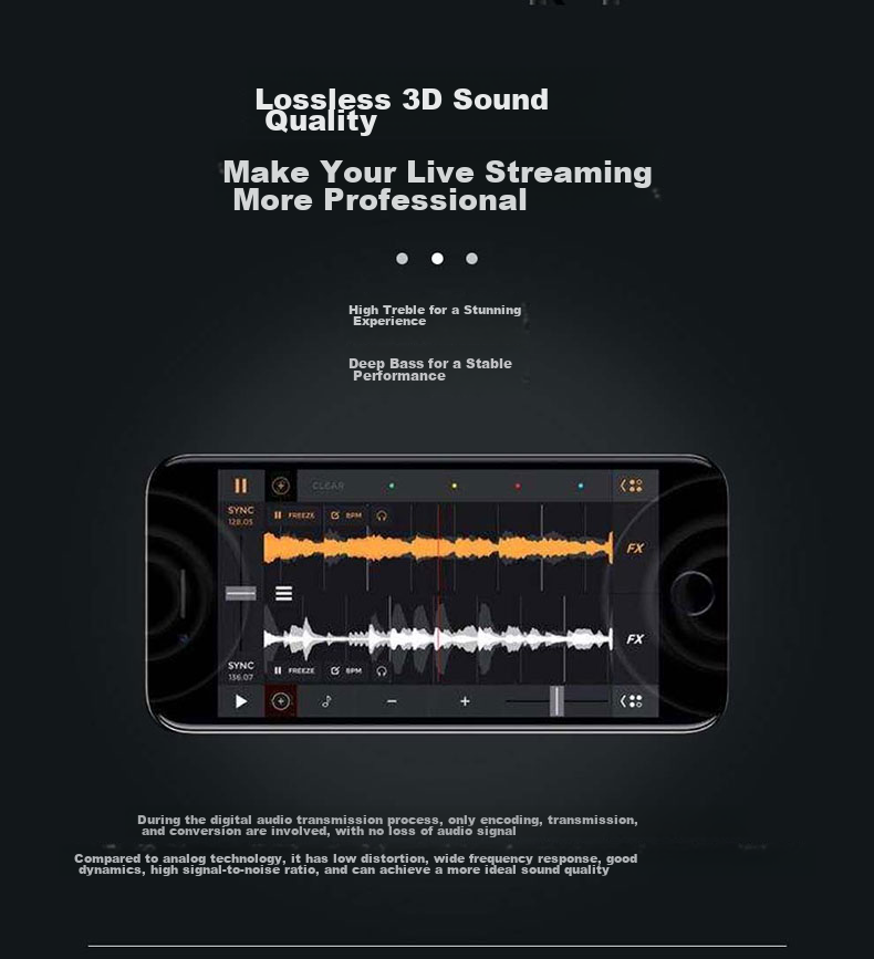 Ickb So8 Sixth Generation Sound Card CQA3317 Wireless Microphone Monitoring Headset Set, Mobile Phone Live Streaming Computer Universal Host Singing Karaoke Recording Live Broadcast Equipment Complete Set One-To 18