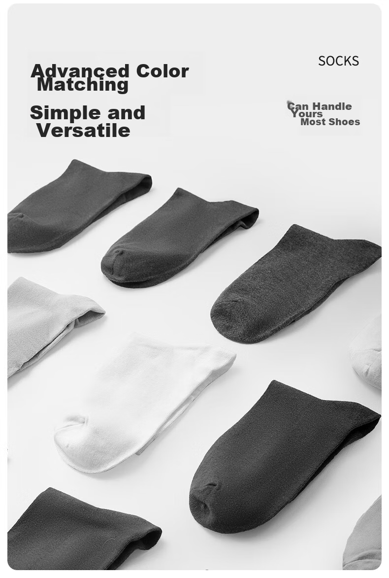 Briars 10A Disposable Socks for Women, Summer Thin Daily-Use Socks, Sweat-Absorbing Breathable Sports Socks, Mid-Calf Women's Socks, 20 Pairs 3